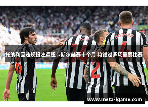 托纳利因违规投注遭纽卡斯尔禁赛十个月 将错过多场重要比赛